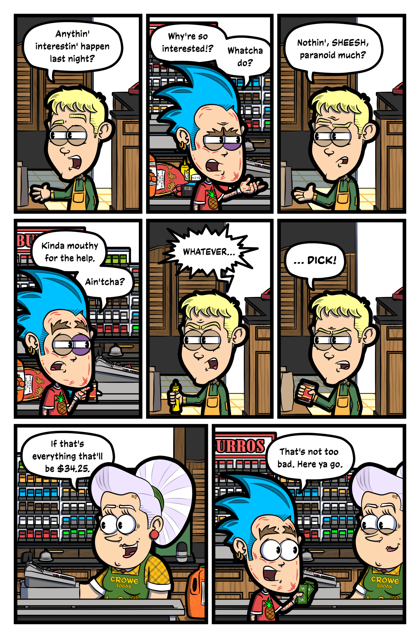 Spike shopping for Raymond. Salem Corners: Page 209